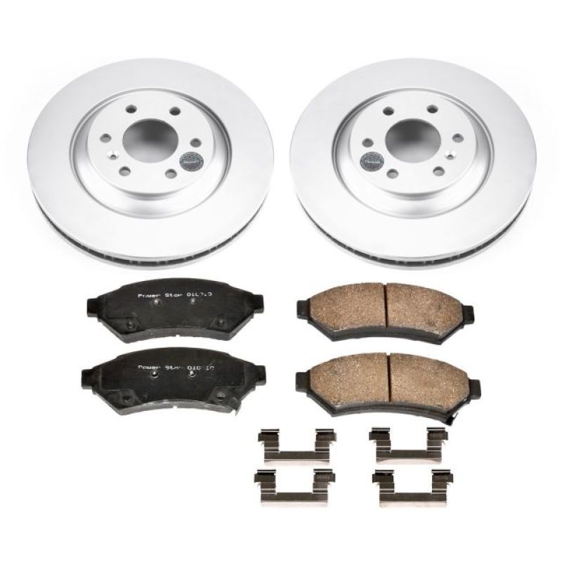 Power Stop 14-17 Mobility Ventures MV-1 Front Z17 Evolution Geomet Coated Brake Kit PowerStop