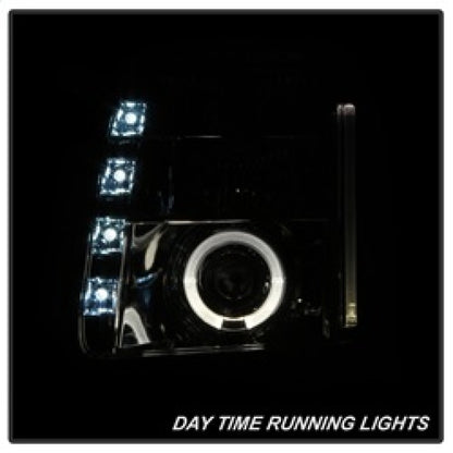 Spyder GMC Yukon 07-14/Yukon Denali 07-14 Projector Headlights LED Halo LED Smke PRO-YD-GY07-HL-SM SPYDER