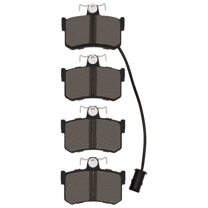 R1 Rear Semi-Metallic Brake Pads 1987-1991 Sterling 825/827 - 2311-0406-00