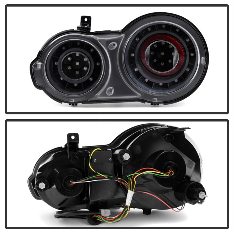 Spyder 09-15 Nissan GTR LED Tail Lights Black ALT-YD-NGTR09-LED-BK SPYDER