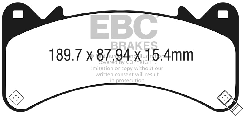 EBC Ultimax2 Front Brake Pads - UD1910 EBC