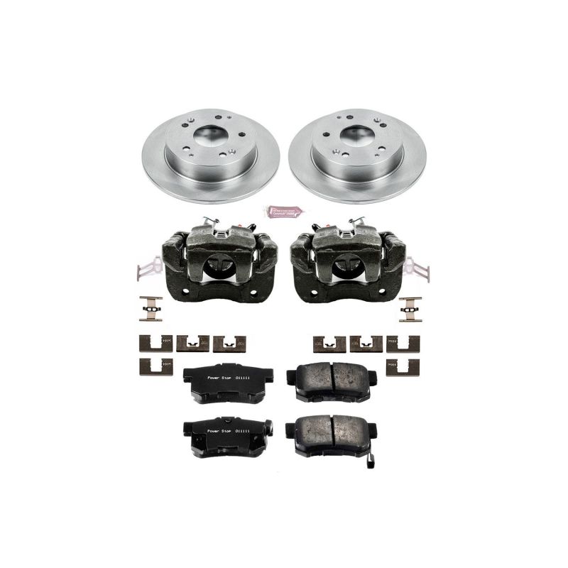 Power Stop 97-01 Acura Integra Rear Autospecialty Brake Kit w/Calipers