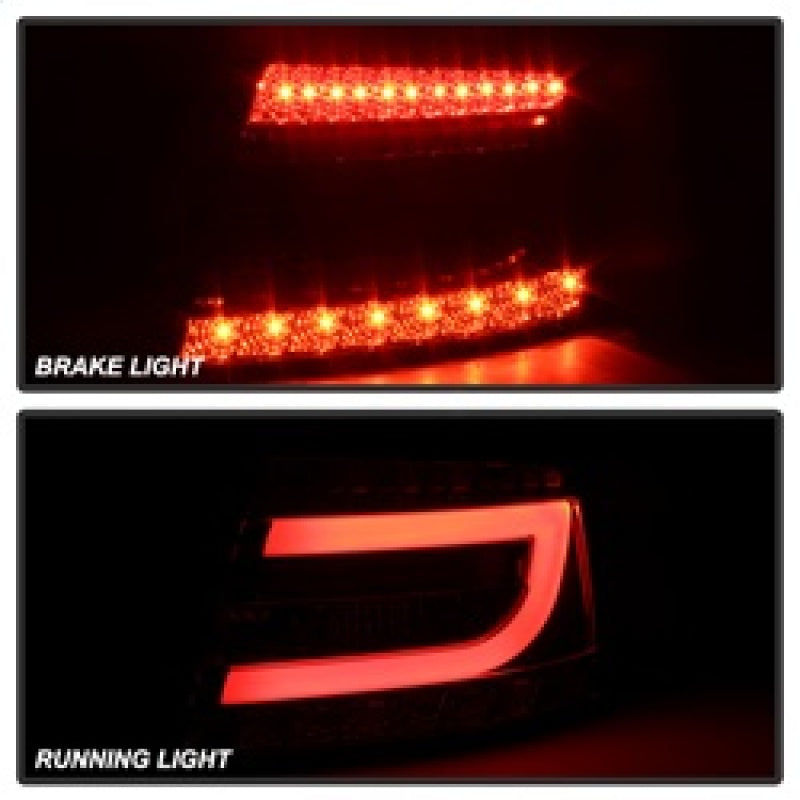 Spyder Audi A6 05-08 4Dr Sedan Only Light Bar LED Tail Lights Smke ALT-YD-AA605V2-LBLED-SM SPYDER