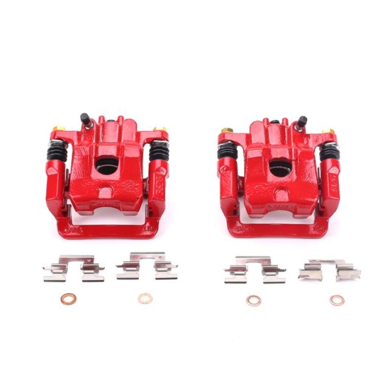 Power Stop 01-06 Acura MDX Rear Red Calipers w/Brackets - Pair PowerStop
