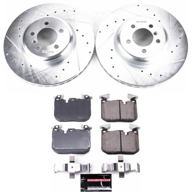 Power Stop 12-15 BMW 335i Front Z23 Evolution Sport Brake Kit PowerStop