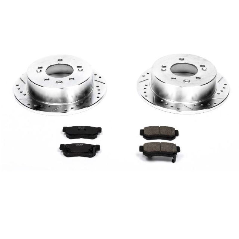 Power Stop 07-10 Hyundai Elantra Rear Z23 Evolution Sport Brake Kit PowerStop