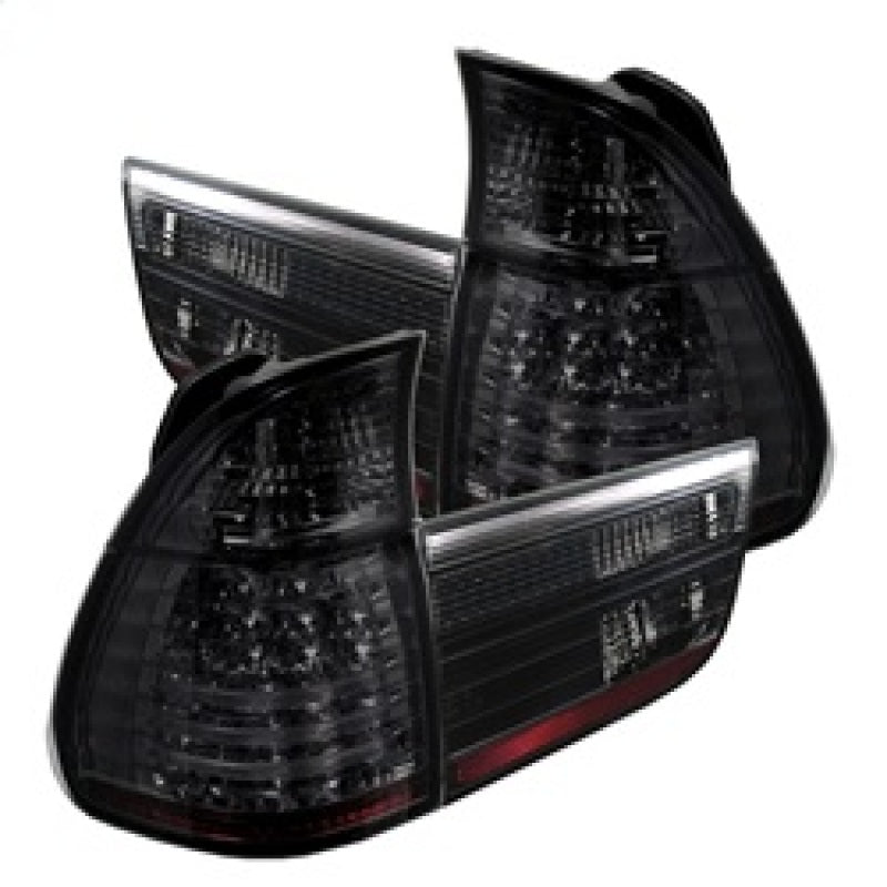 Spyder BMW E53 X5 00-06 4PCS LED Tail Lights Smoke ALT-YD-BE5300-LED-SM SPYDER