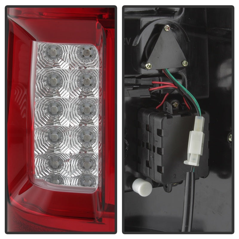 Spyder Ford F150 04-08 Styleside Tail Light V2 - LED - Red Clear ALT-YD-FF15004V2-LBLED-RC SPYDER