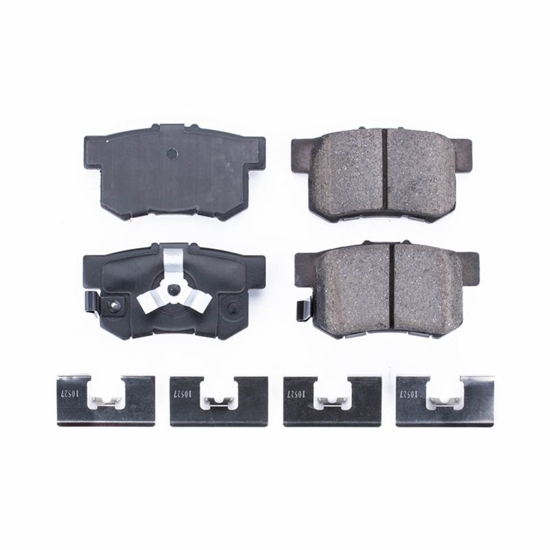 Power Stop 10-18 Acura RDX Rear Z17 Evolution Ceramic Brake Pads w/Hardware