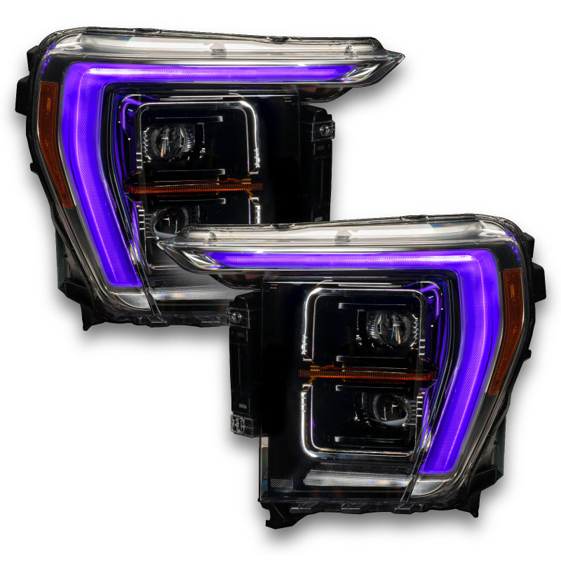 Oracle 21-22 Ford F-150 ColorSHIFT RGB+W Headlight DRL Upgrade Kit w/ RF Controller ORACLE Lighting