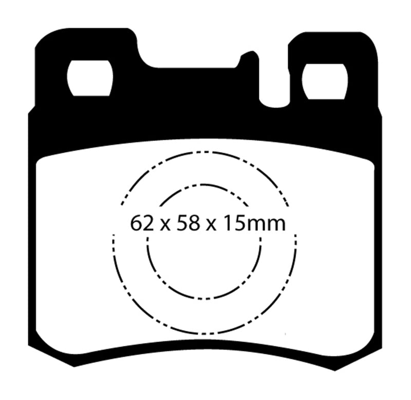 EBC YellowStuff Rear Brake Pads - DP4846R