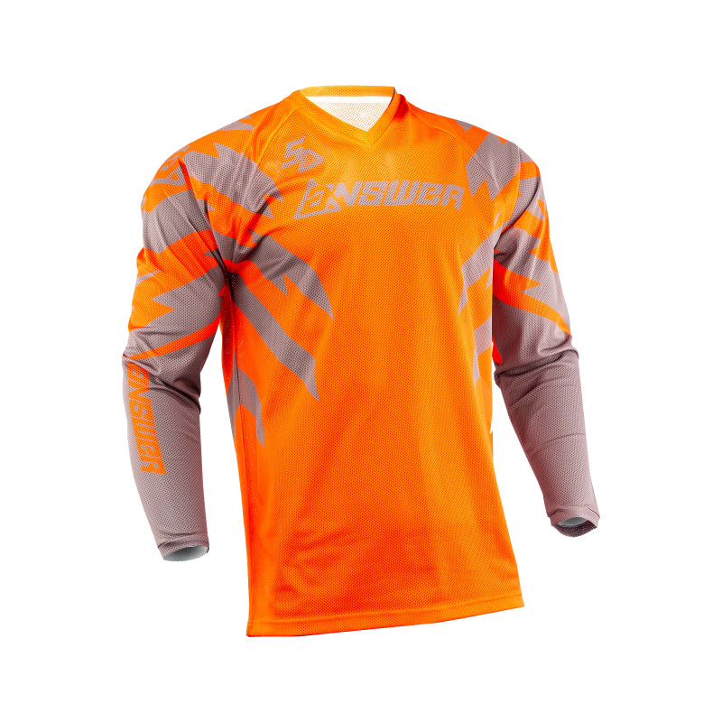 Answer 26 LE Syncron Rizz Vented Jersey Orange/Grey/White - Small