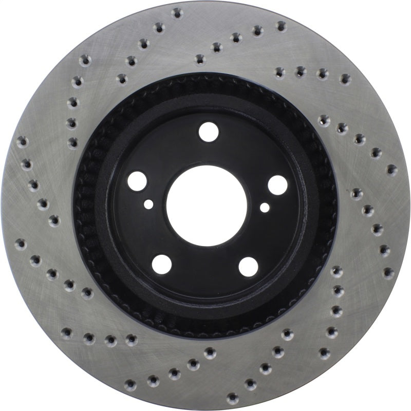 StopTech 07-13 Lexus ES 250/ES 300/ ES330/ES350 SportStop Drilled Left CRYO Front Rotor