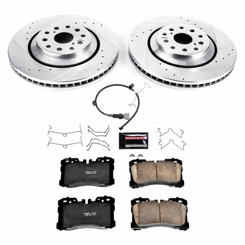 Power Stop 18-19 Lexus LS500 Front Z23 Evolution Sport Brake Kit PowerStop