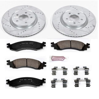 Power Stop 11-12 Ford Taurus Front Z23 Evolution Sport Brake Kit PowerStop