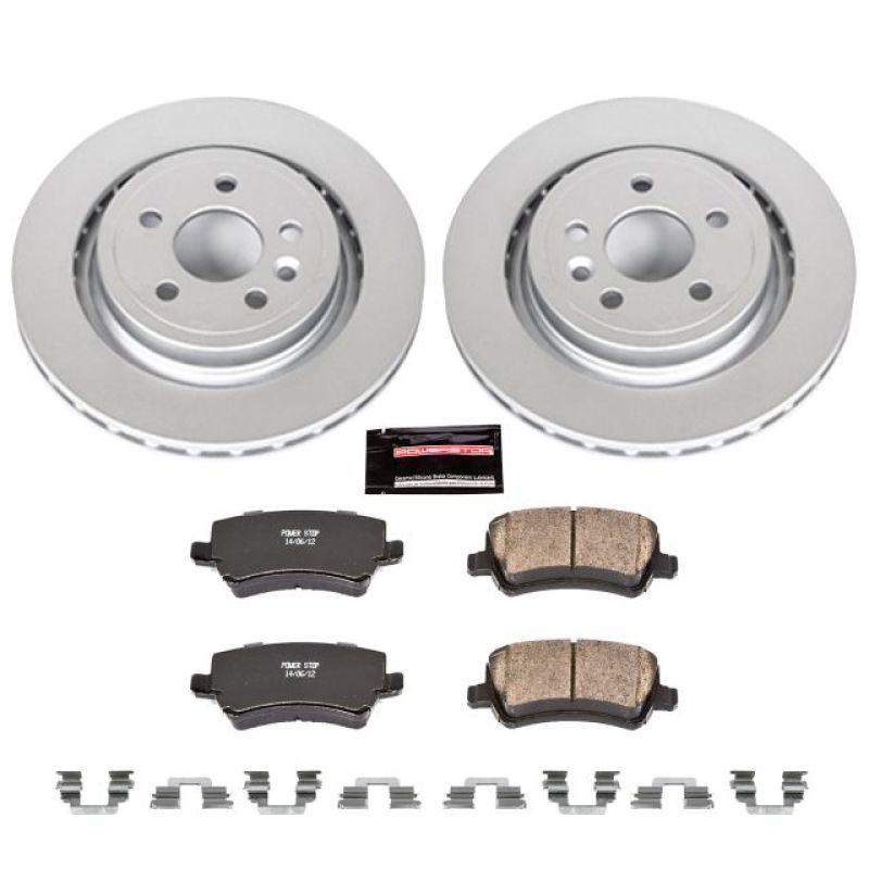 Power Stop 11-18 Volvo S60 Rear Z23 Evolution Sport Coated Brake Kit PowerStop
