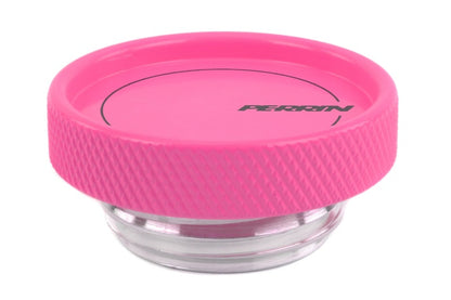 Perrin 02-21 Subaru WRX / 2022 BRZ & GR86 / 04-21 STI / 00-18 Forester XT Oil Fill Cap - Hyper Pink Perrin Performance