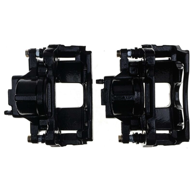 Power Stop 08-16 Chrysler Town & Country Front Black Caliper - Pair w/Bracket PowerStop