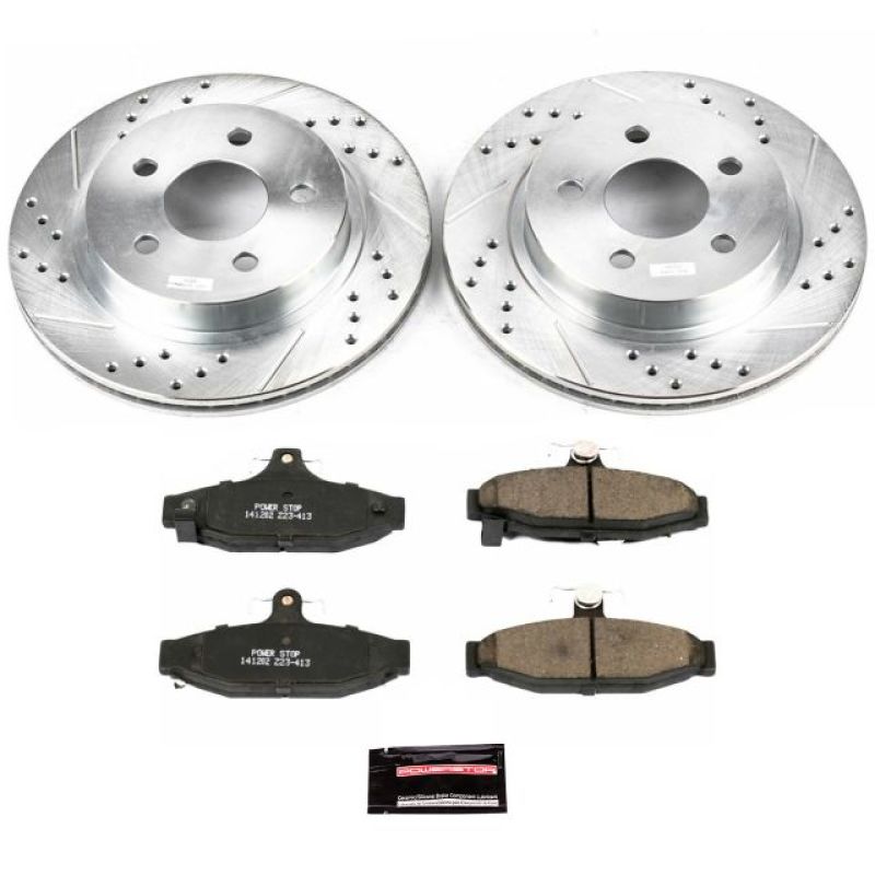 Power Stop 93-97 Chevrolet Camaro Rear Z23 Evolution Sport Brake Kit PowerStop