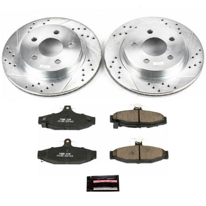Power Stop 93-97 Chevrolet Camaro Rear Z23 Evolution Sport Brake Kit PowerStop