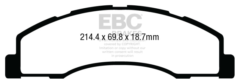 EBC GreenStuff Front Brake Pads - DP63004 EBC