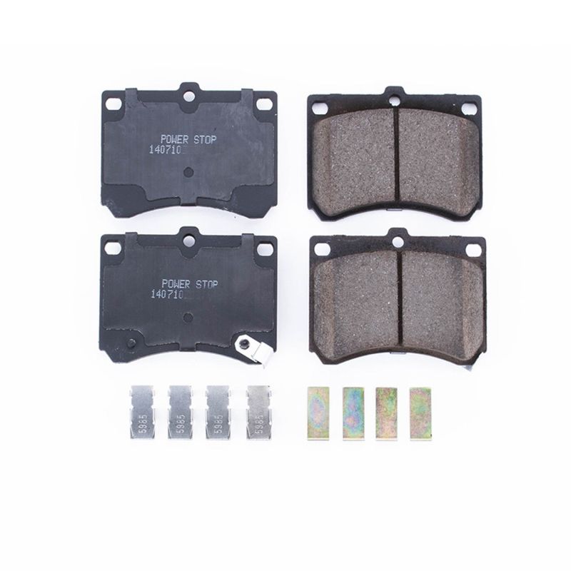 Power Stop 91-03 Ford Escort Front Z17 Evolution Ceramic Brake Pads w/Hardware PowerStop