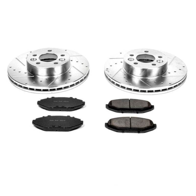 Power Stop 98-02 Ford Crown Victoria Front Z23 Evolution Sport Brake Kit PowerStop