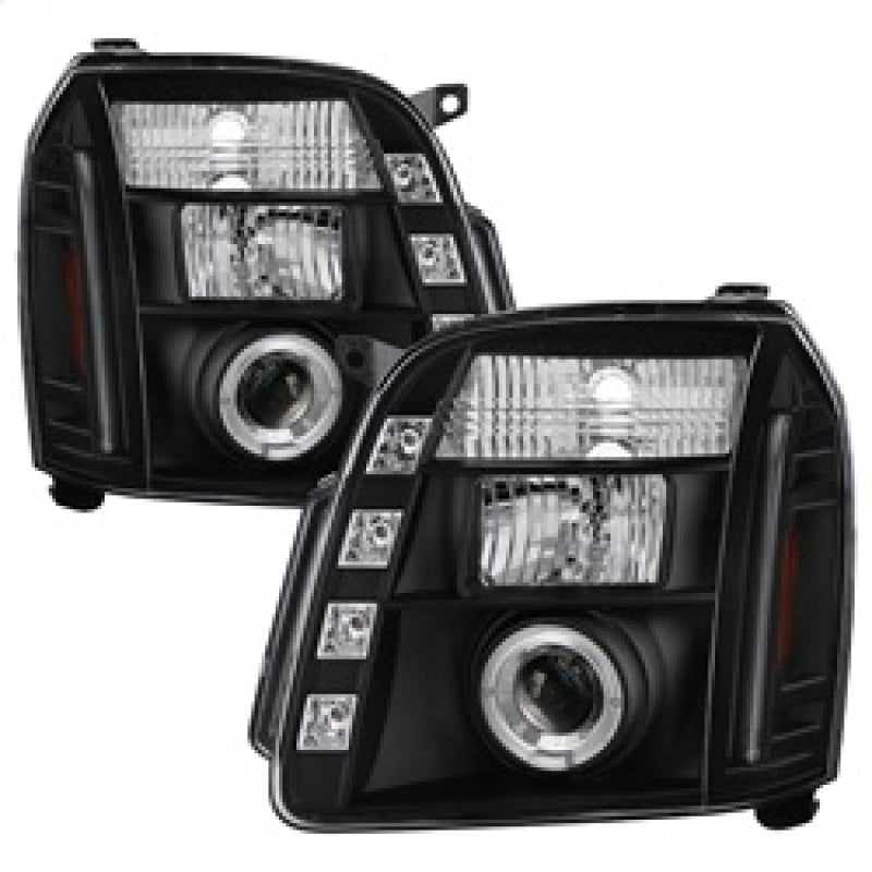 Spyder GMC Yukon 07-14/GMC Yukon Denali 07-14Projector Headlights LED Halo LED Blk PRO-YD-GY07-HL-BK SPYDER