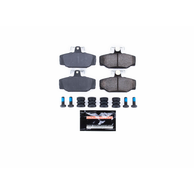 Power Stop 88-90 Volvo 760 Rear Z23 Evolution Sport Brake Pads w/Hardware PowerStop