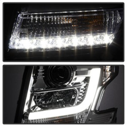 Spyder Chevy Tahoe / Suburban 2015 -2016 Projector Headlights - DRL LED - Chrome PRO-YD-CTA15-DRL-C SPYDER