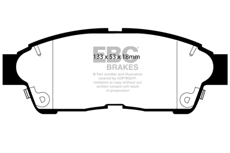 EBC GreenStuff Front Brake Pads - DP2964 EBC