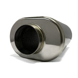 Stainless Bros 3.5in x 17.0in OAL SS304 Oval Muffler - Polished