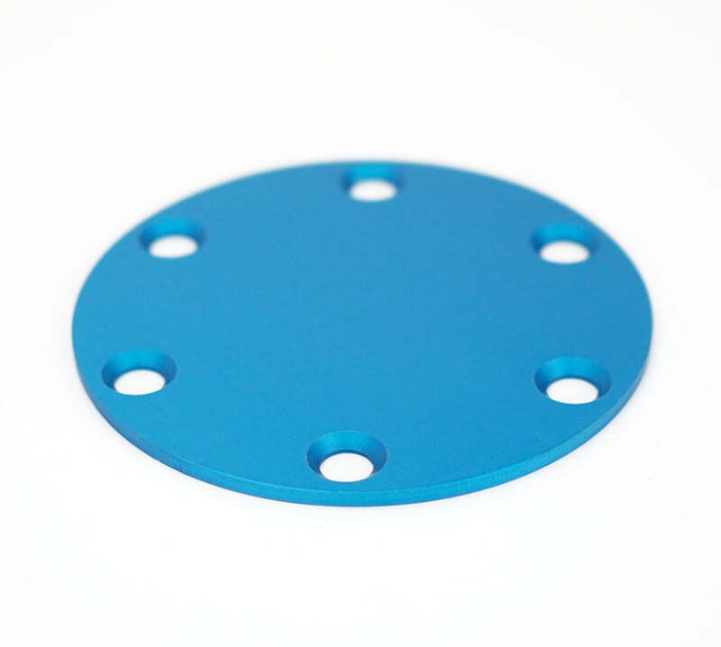 NRG Horn Delete Plate Laser Logo - Blue - STR-250BL
