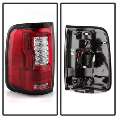 Spyder Ford F150 04-08 Styleside Tail Light V2 - LED - Red Clear ALT-YD-FF15004V2-LBLED-RC SPYDER