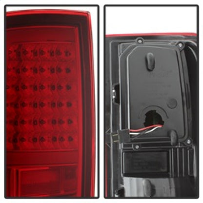 xTune Dodge Ram 1500 09-16 LED Tail Lights Incandescent Model Only - Red Clear ALT-ON-DR09-LBLED-RC SPYDER