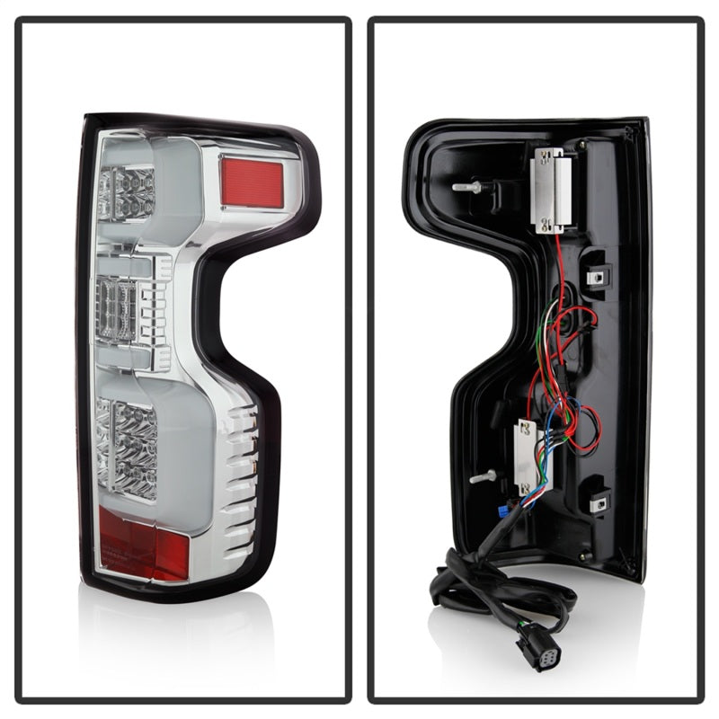 Spyder Chevy Silverado 19-20 LED Tail Light Chrome ALT-YD-CS19HAL-C SPYDER