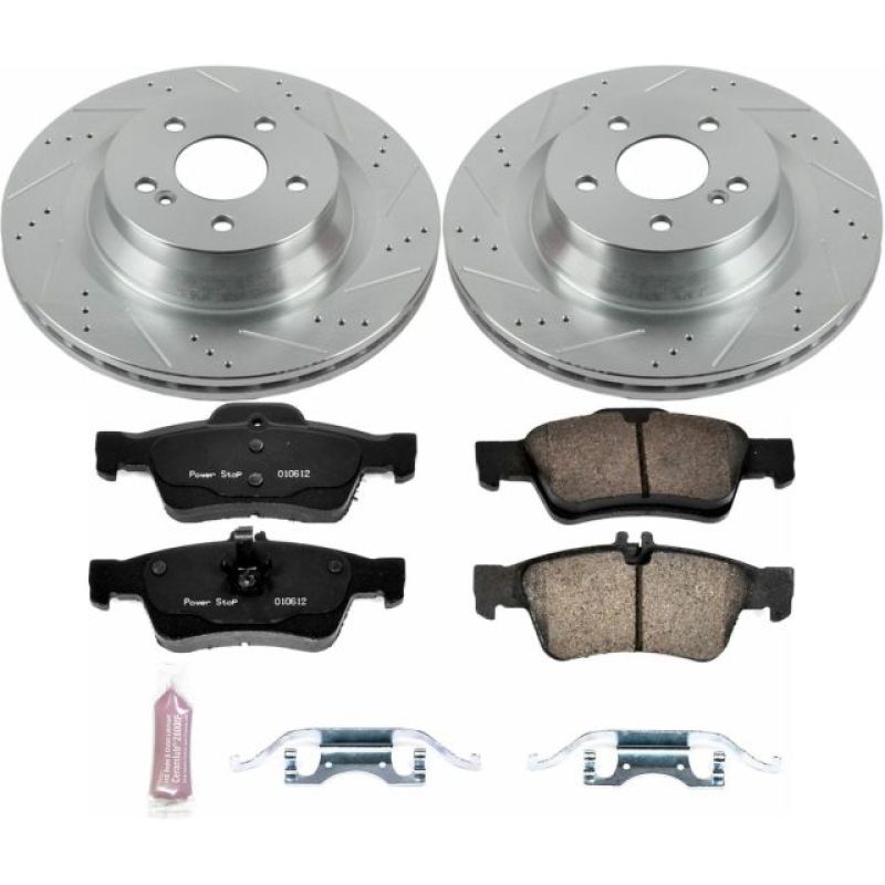 Power Stop 12-18 Mercedes-Benz CLS550 Rear Z23 Evolution Sport Brake Kit PowerStop