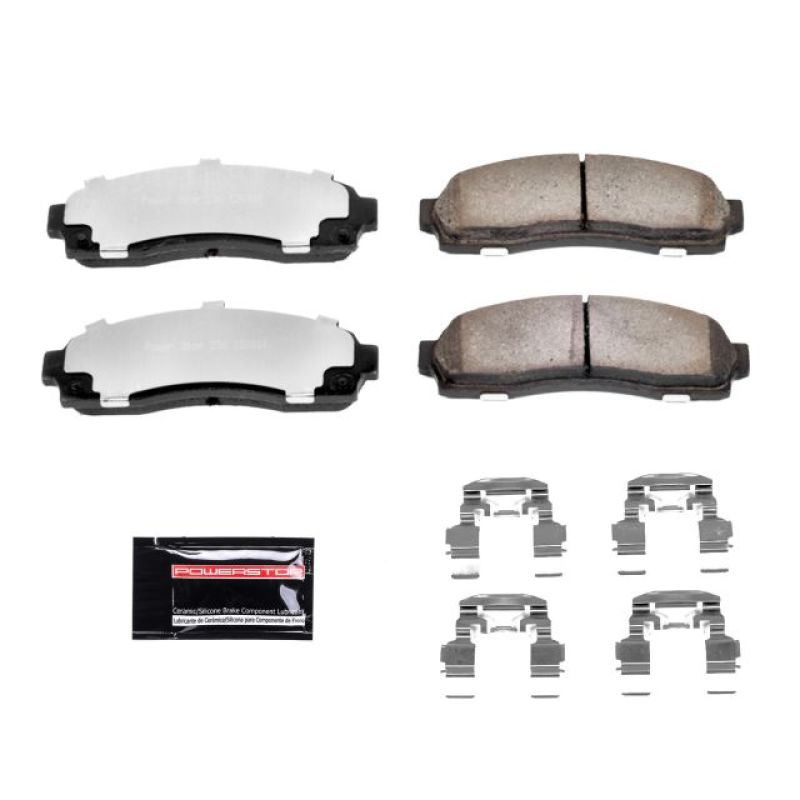 Power Stop 05-06 Chevrolet Equinox Front Z36 Truck & Tow Brake Pads w/Hardware PowerStop