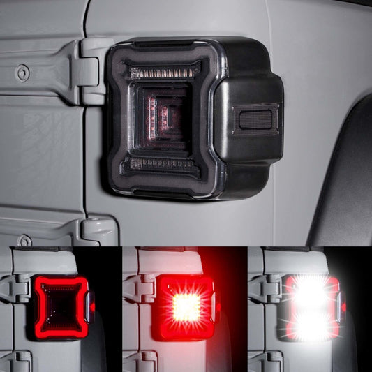 XKGlow Jeep JL LED Taillight with Smoked Lens - Part XK041027