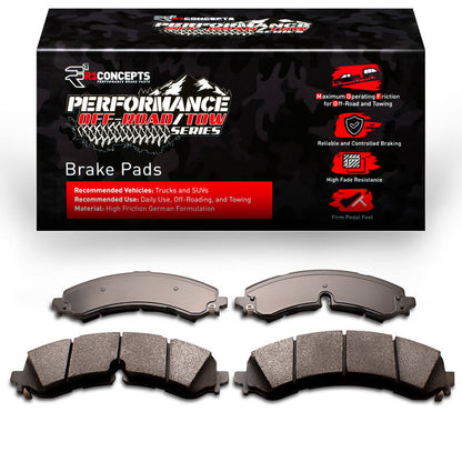 R1 20-26 GMC Sierra 3500 HD 4WD Rear Off-Road/Tow Brake Pads