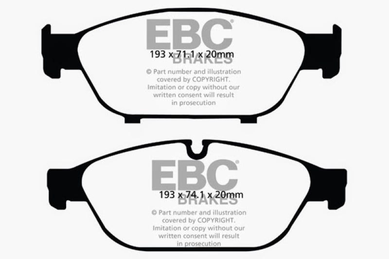 EBC GreenStuff Front Brake Pads - DP22086 EBC