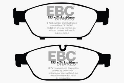 EBC GreenStuff Front Brake Pads - DP22086 EBC