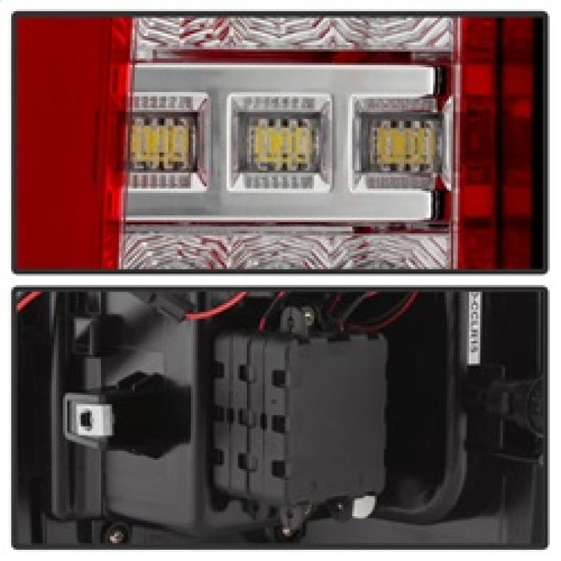 Spyder Chevy Colorado 2015-2017 Light Bar LED Tail Lights - Red Clear ALT-YD-CCO15-LED-RC SPYDER