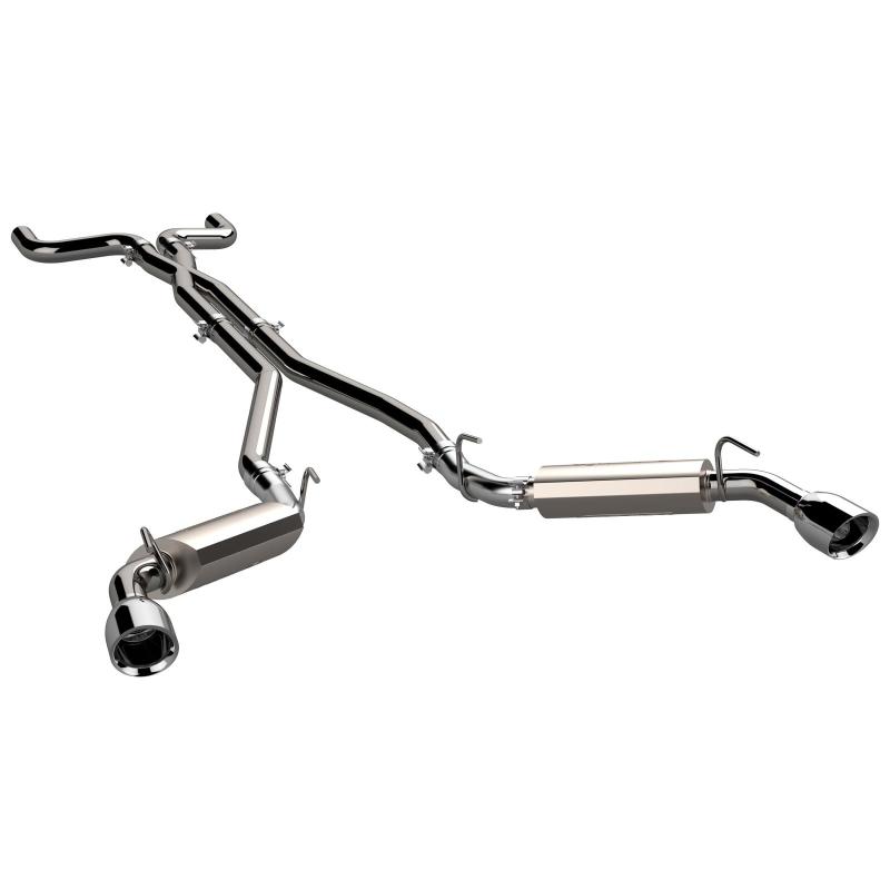 QTP 14-15 Chevrolet Camaro SS 6.2L 304SS AR3 Cat-Back Exhaust w/4.5in Tips QTP
