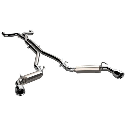 QTP 14-15 Chevrolet Camaro SS 6.2L 304SS AR3 Cat-Back Exhaust w/4.5in Tips QTP