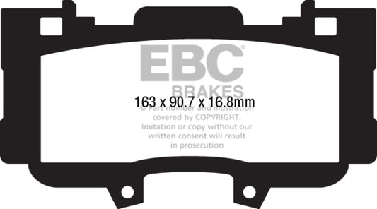 EBC Ultimax Front Brake Pads - UD1784 EBC