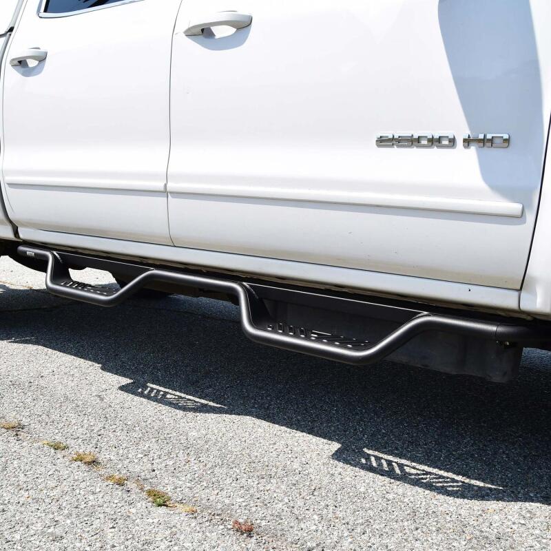 Westin 04-13 Chevrolet Silverado Outlaw Drop Nerf Step Bar - Textured Black