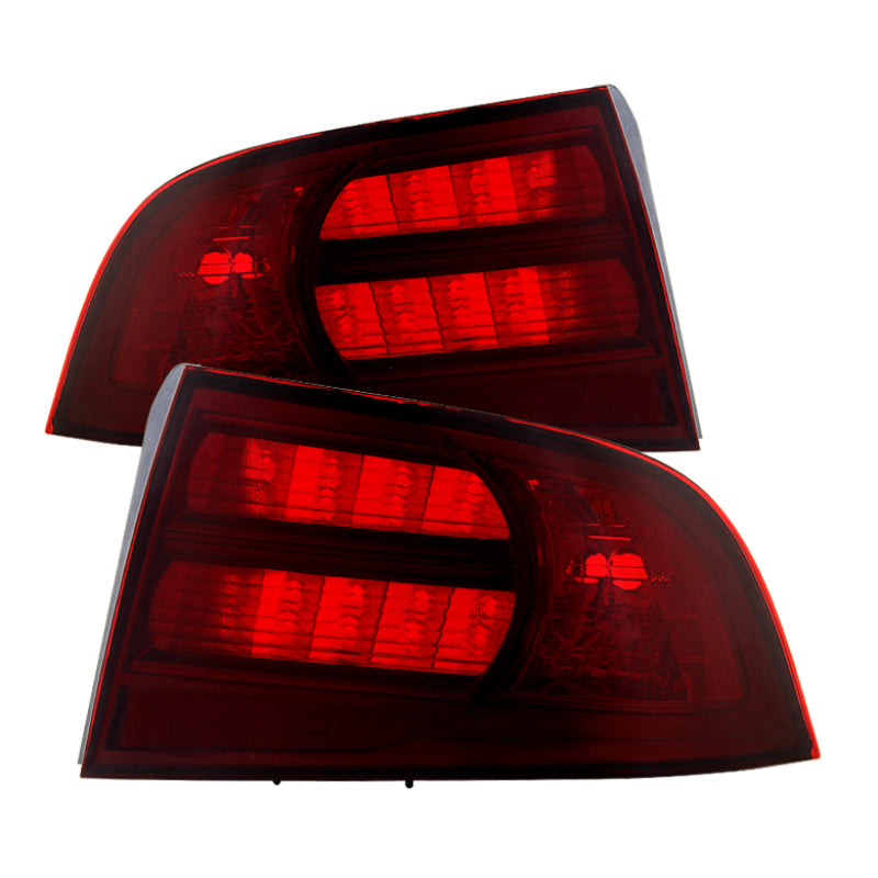 Xtune Acura Tl 04-08 OEM Style Tail Lights Red Smoked ALT-JH-ATL04-OE-RSM SPYDER