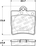 StopTech Premium Ceramic Brake Pads - 308.07790