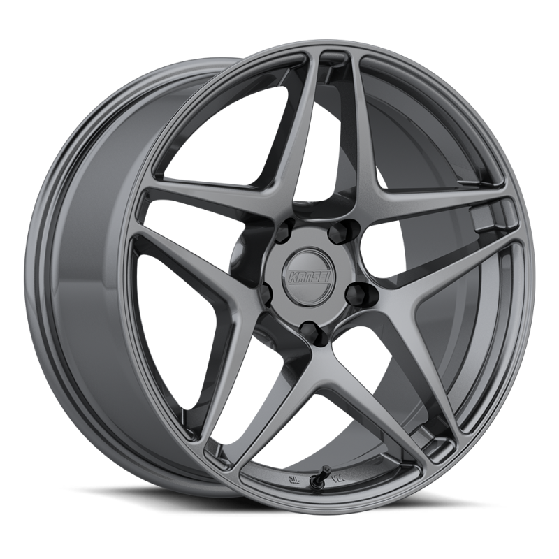 Kansei K15G Astro 18x9in / 5x100 BP / 22mm Offset / 73.1mm Bore - Gunmetal Wheel